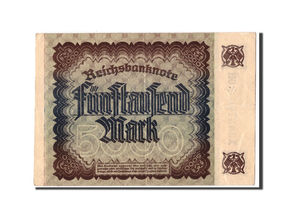Banconote, Germania, 5000 Mark, 1922, KM:81b, 1922-12-02, BB
