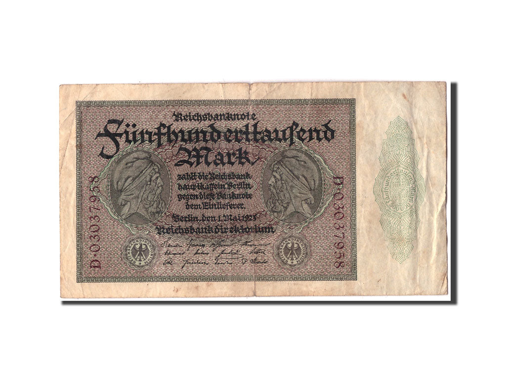 Banknote, Germany, 500,000 Mark, 1923, 1923-05-01, KM:88a, VG(8-10)