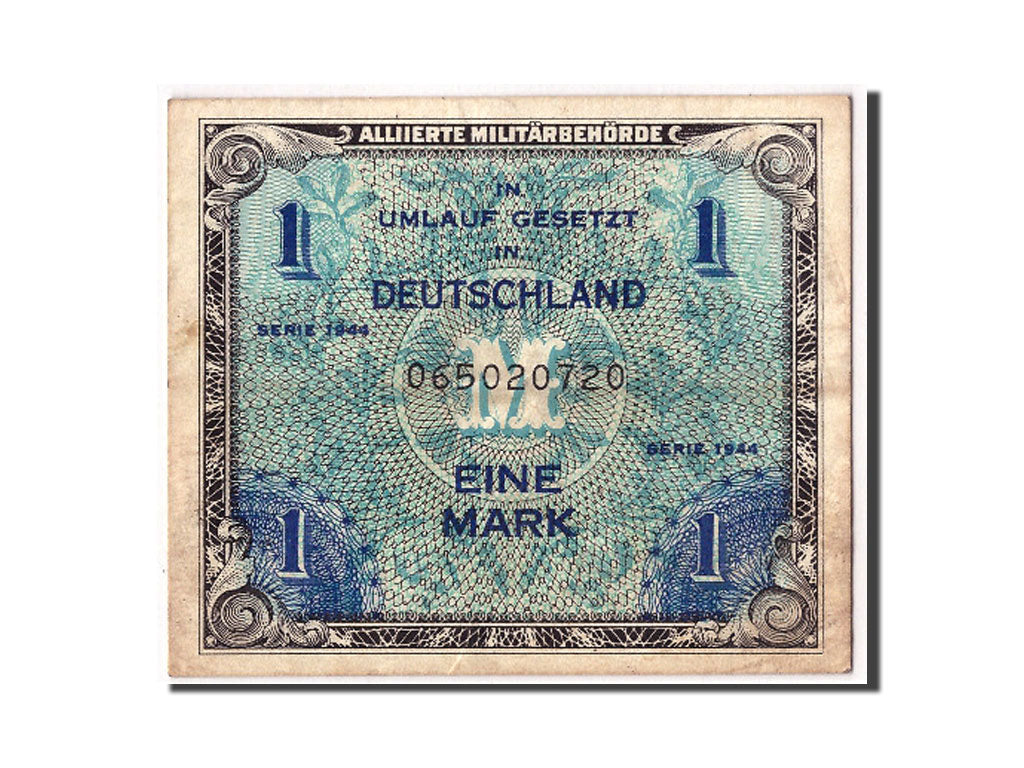 Biljet, Duitsland, 1 Mark, 1944, KM:192a, TB+