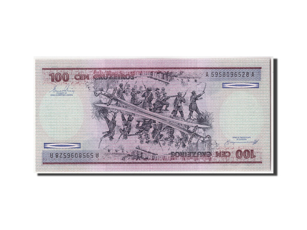 Geldschein, Brasilien, 100 Cruzeiros, Undated (1984), KM:198b, UNZ