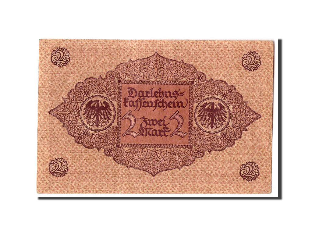 Geldschein, Deutschland, 2 Mark, 1920, 1920-03-01, KM:59, VZ+