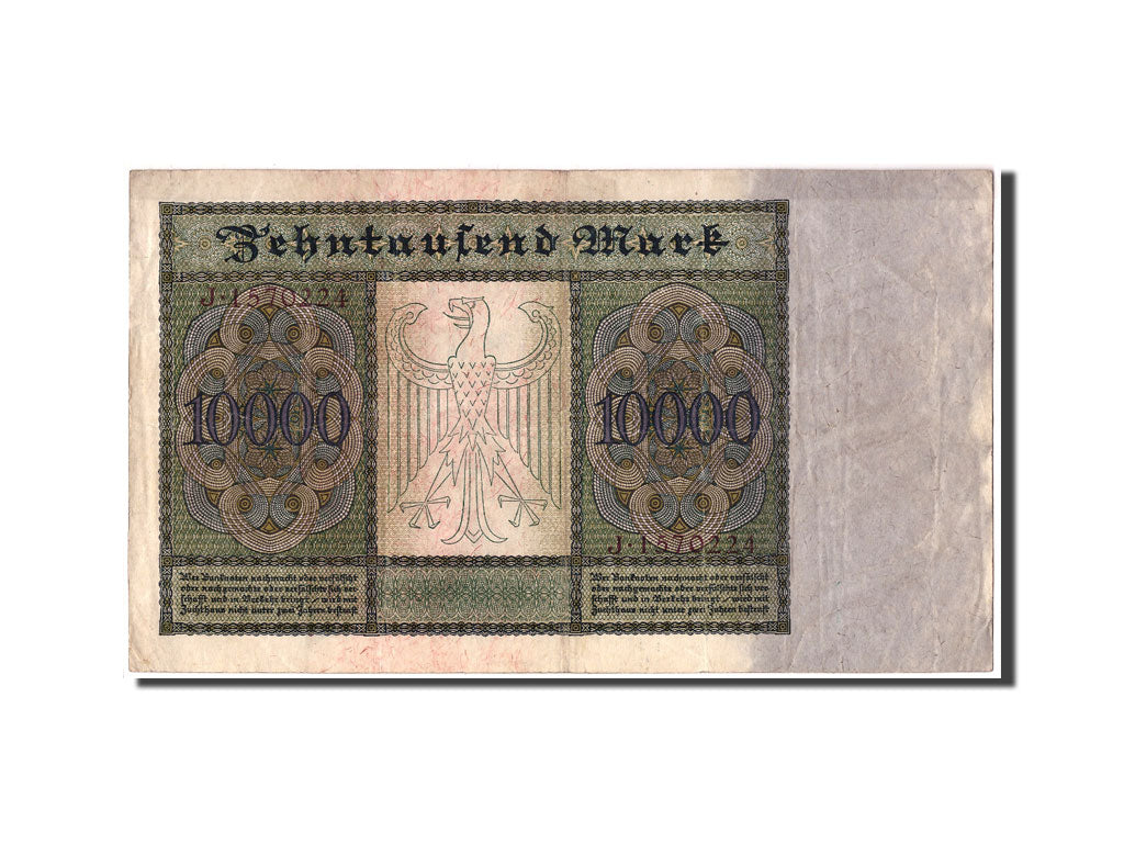Banknote, Germany, 10,000 Mark, 1922, 1922-01-19, KM:70, VF(30-35)