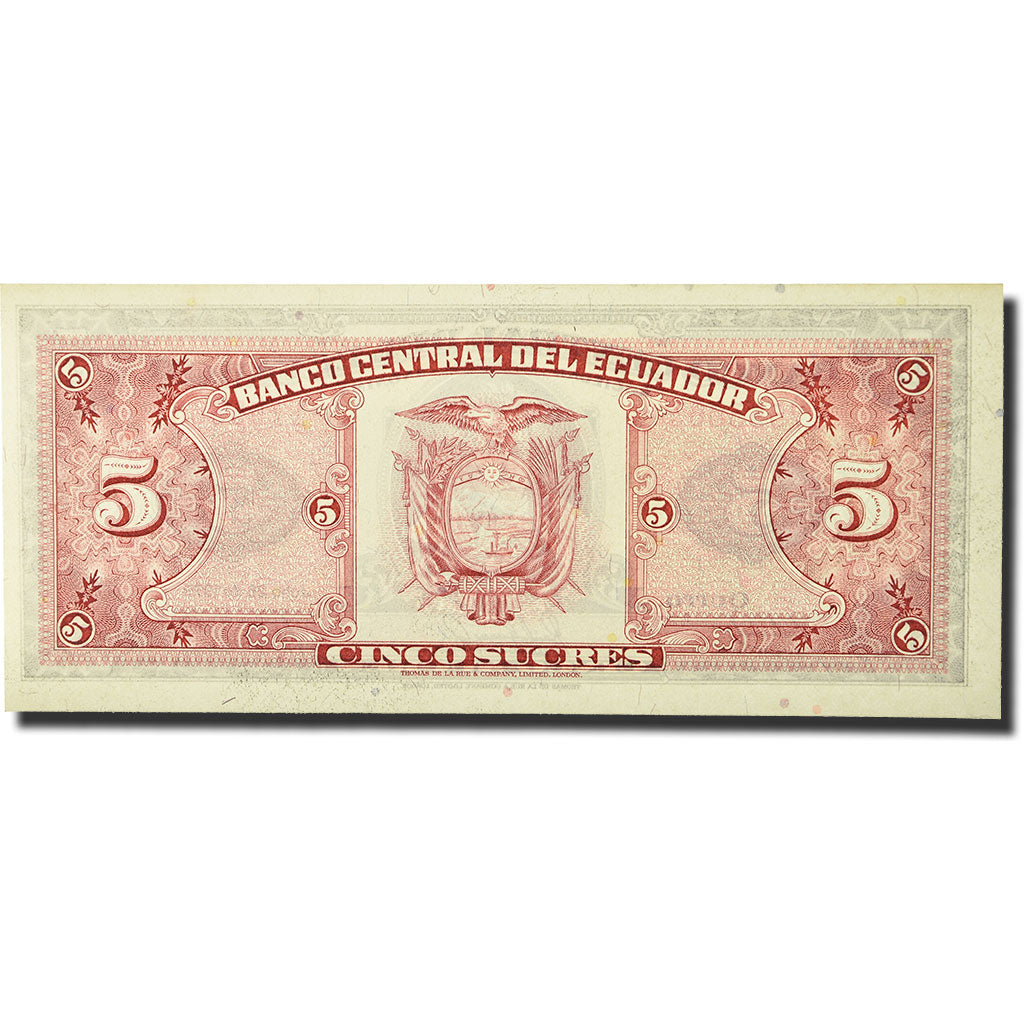 Banknote, Ecuador, 5 Sucres, 1979, 1979-07-25, KM:113c, UNC(65-70)