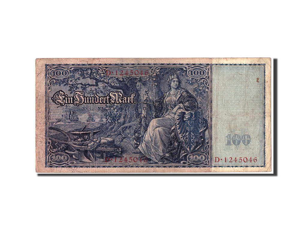 Banknote, Germany, 100 Mark, 1909, 1909-09-10, KM:38, VF(20-25)