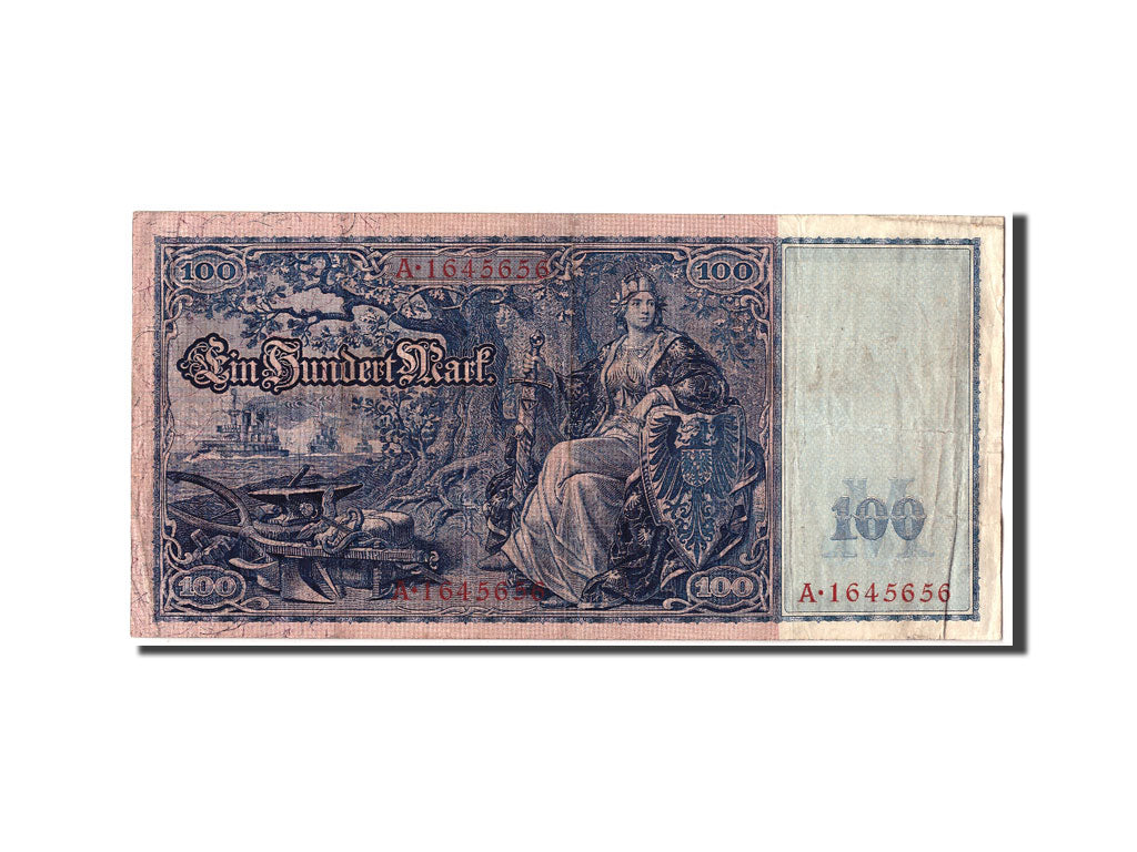 Geldschein, Deutschland, 100 Mark, 1908, 1908-02-07, KM:33a, S