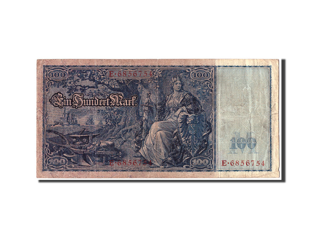 Banconote, Germania, 100 Mark, 1910, KM:42, 1910-04-21, B+