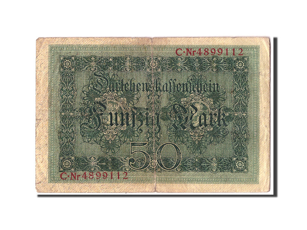 Biljet, Duitsland, 50 Mark, 1914, 1914-08-05, KM:49b, B