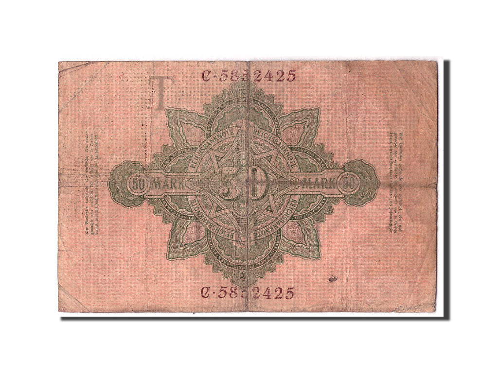 Biljet, Duitsland, 50 Mark, 1910, 1910-04-21, KM:41, B