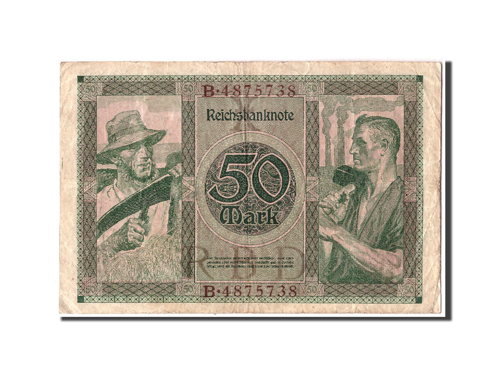 Banconote, Germania, 50 Mark, 1920, KM:68, 1920-07-23, B