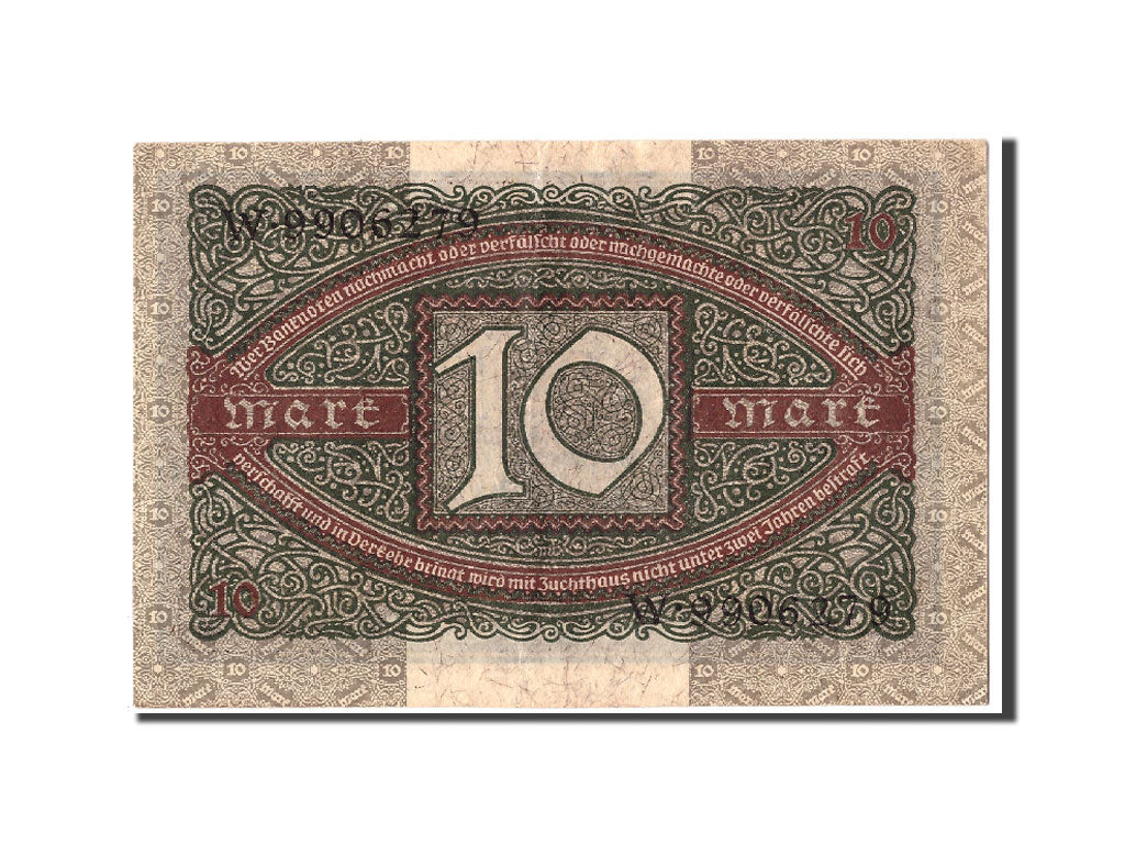 Banconote, Germania, 10 Mark, 1920, KM:67a, 1920-02-06, BB+