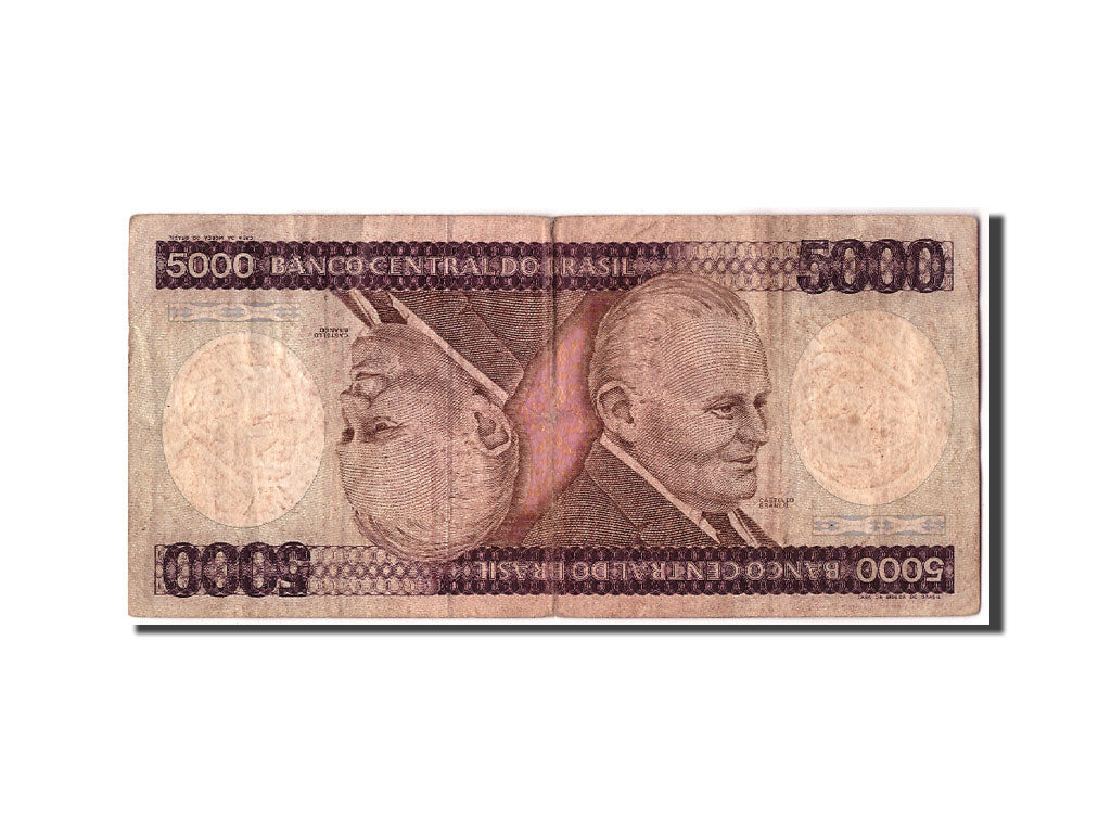 Geldschein, Brasilien, 5000 Cruzeiros, undated (1981), KM:202a, SGE