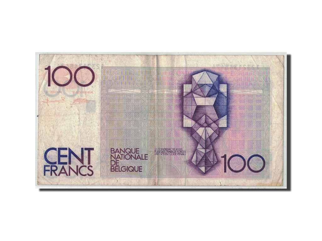 Banknote, Belgium, 100 Francs, Undated (1978-81), KM:140a, VF(20-25)