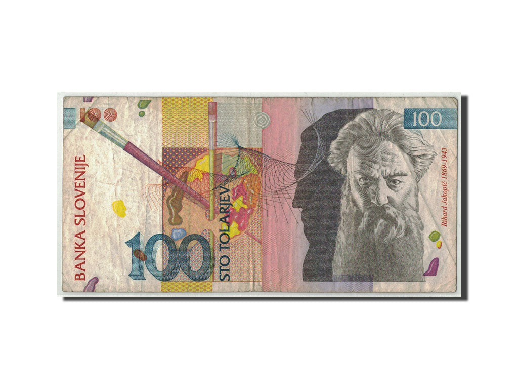 Billete, 100 Tolarjev, 1992, Eslovenia, KM:14A, 1992-01-15, RC+