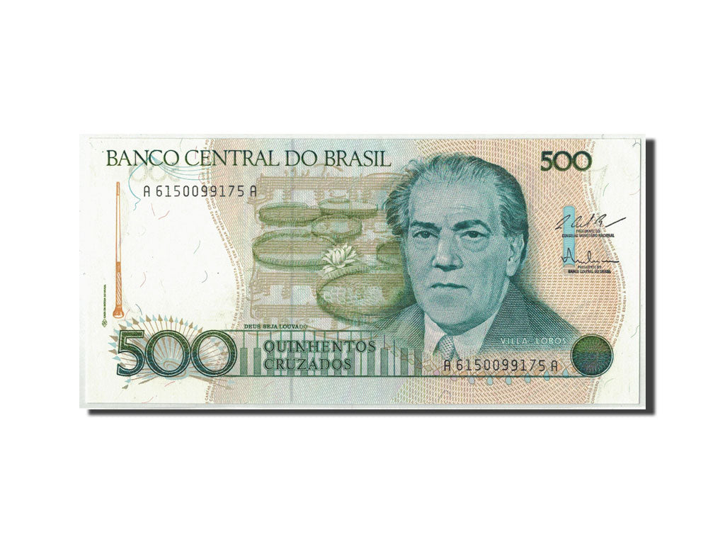 Billet, Brésil, 500 Cruzados, Undated (1987), KM:212c, SPL