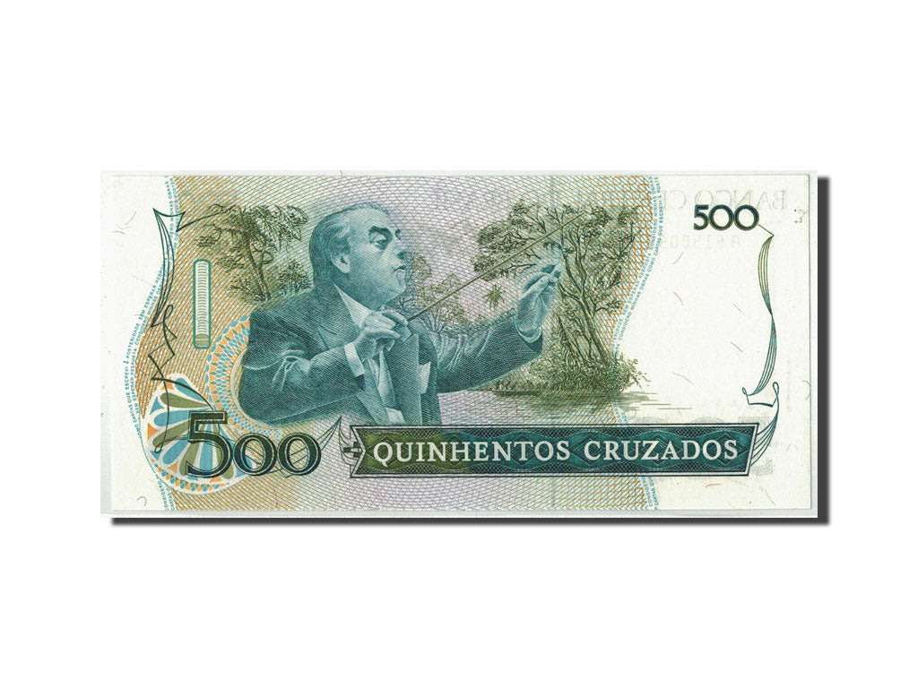 Billet, Brésil, 500 Cruzados, Undated (1987), KM:212c, SPL