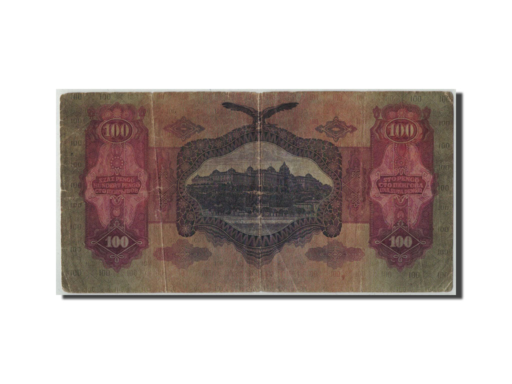 Banknot, Węgry, 100 Pengö, 1930, 1930-07-01, KM:98, VG(8-10)