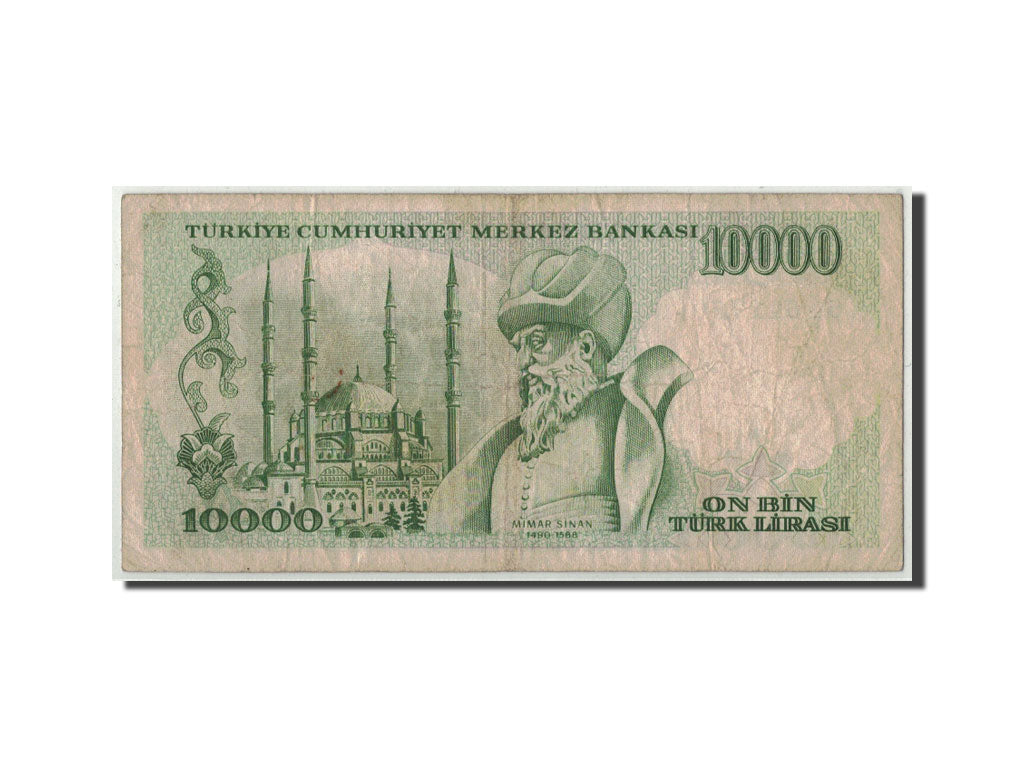 Geldschein, Türkei, 10,000 Lira, L.1970 (1989), 1970-01-14, KM:200, S