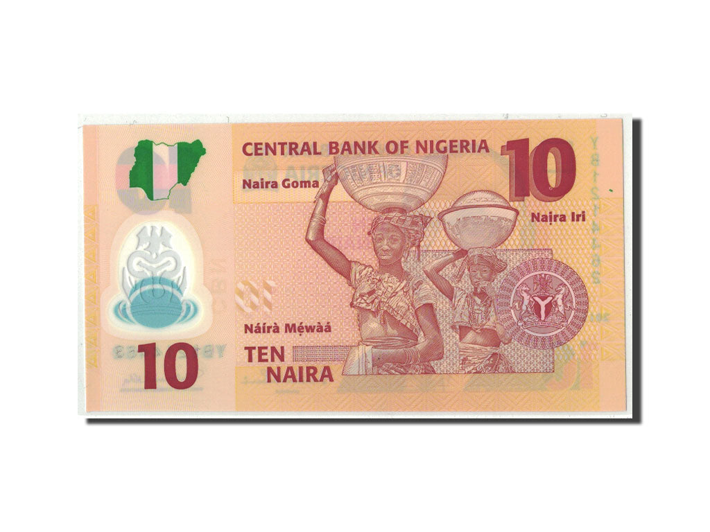 Billete, 10 Naira, 2011, Nigeria, KM:39c, UNC