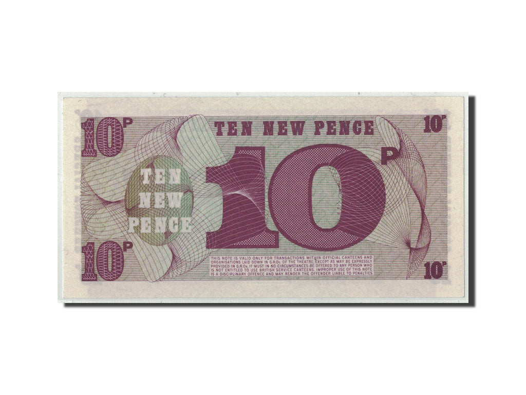 Banknot, Wielka Brytania, 10 New Pence, Undated (1972), KM:M48, UNC(63)