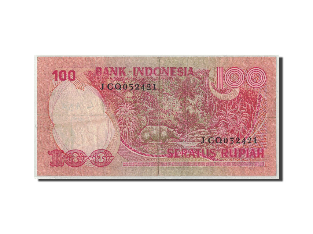 Billete, 100 Rupiah, 1977, Indonesia, KM:116, RC+
