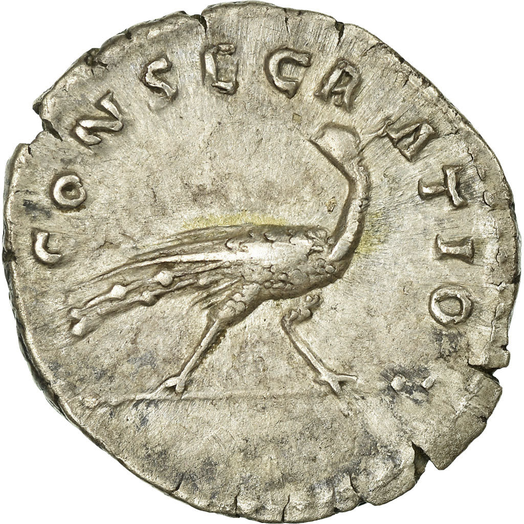 Coin, Faustina I, Denarius, Roma, AU(50-53), Silver