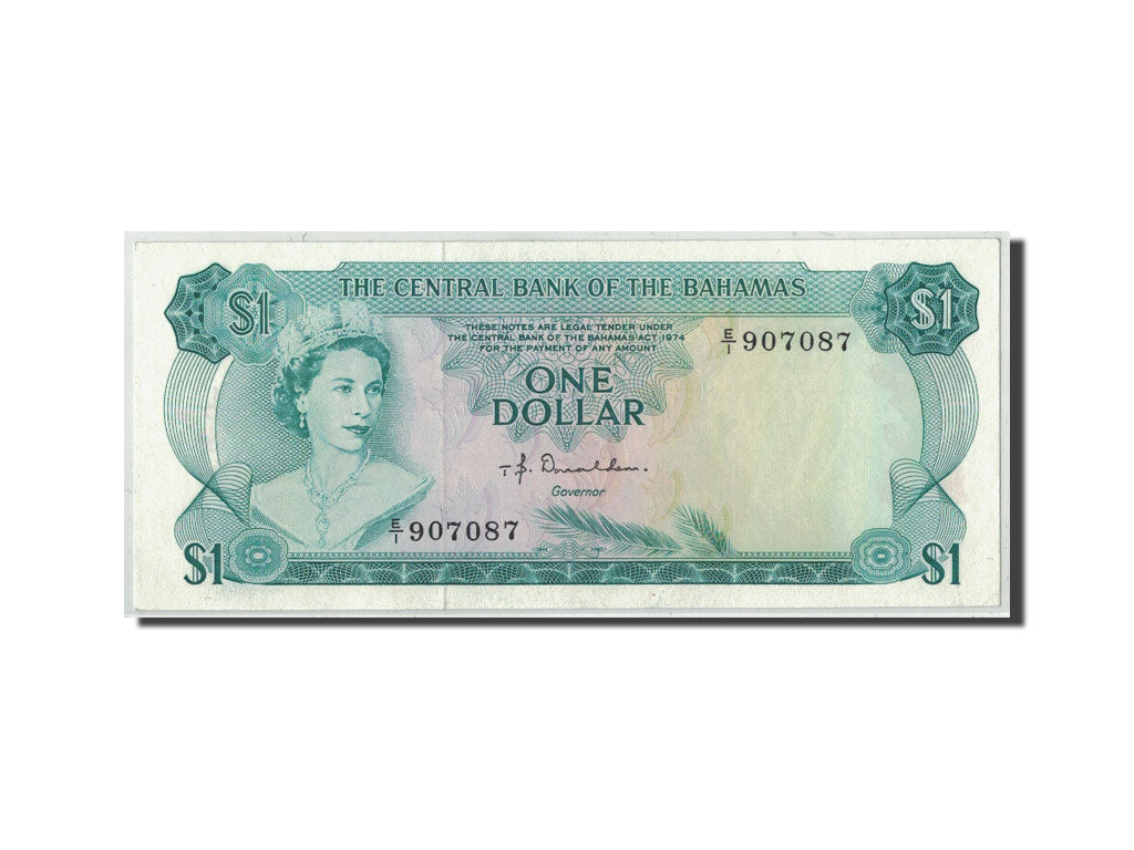 Billete, 1 Dollar, 1974, Bahamas, KM:35a, SC
