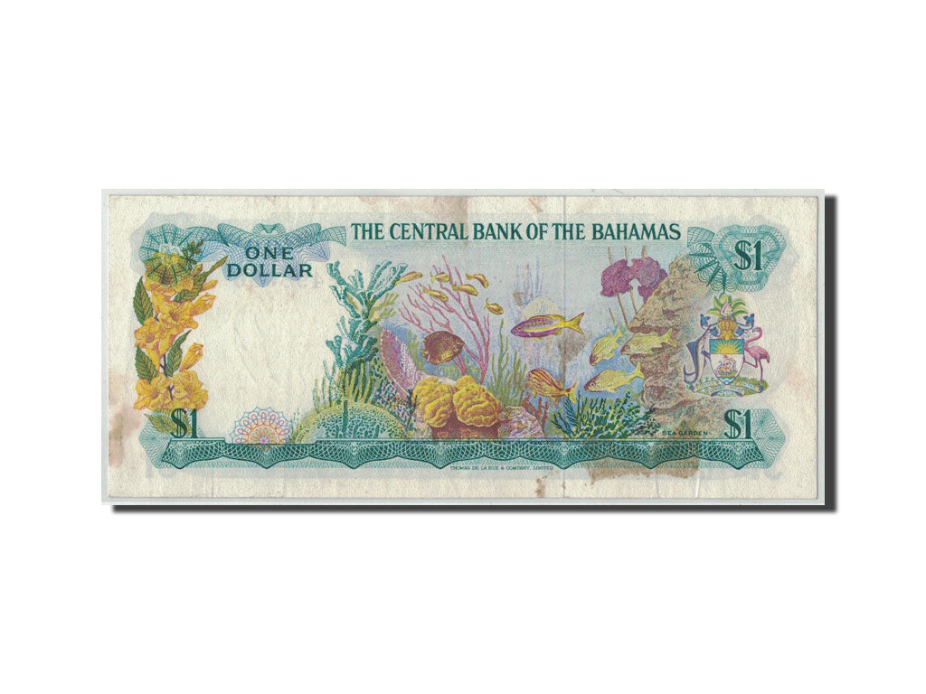 Billet, Bahamas, 1 Dollar, 1974, KM:35a, SUP