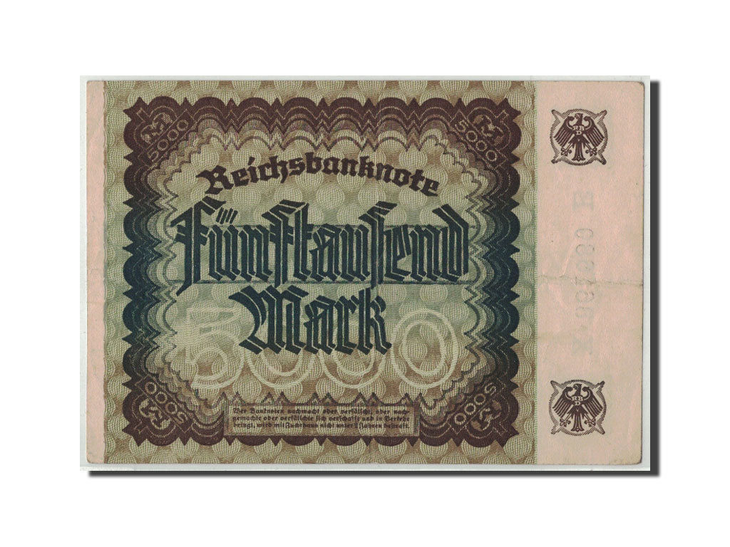 Banknote, Germany, 5000 Mark, 1922, 1922-12-02, KM:81b, EF(40-45)