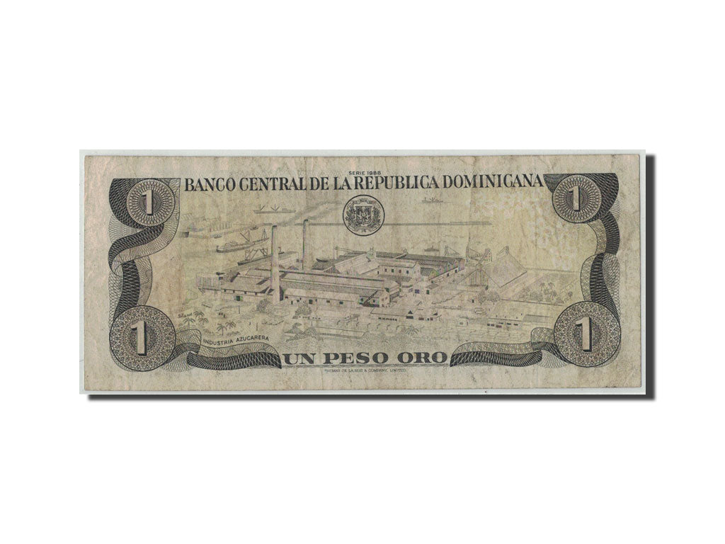 Billete, 1 Peso Oro, 1988, República Dominicana, KM:126c, RC+