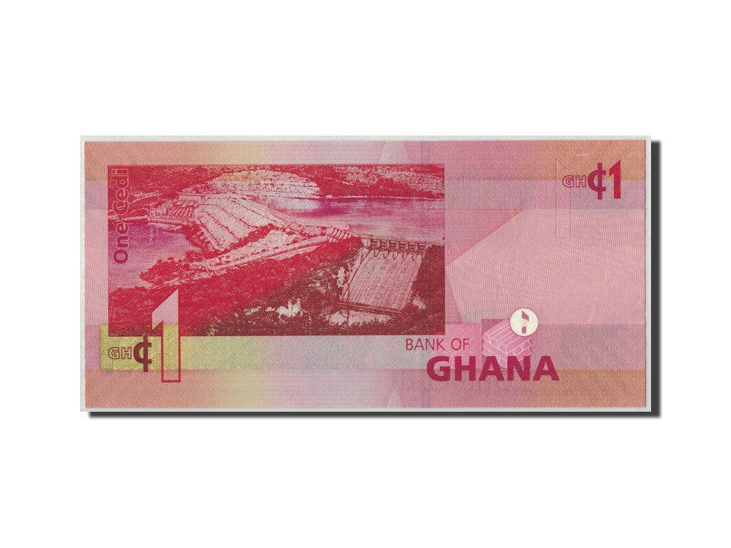 Biljet, Ghana, 1 Cedi, 2010, 2010-03-06, KM:37b, NIEUW