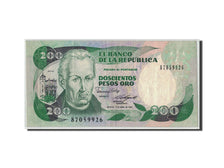 Billet, Colombie, 200 Pesos Oro, 1989, 1989-04-01, KM:429d, TB