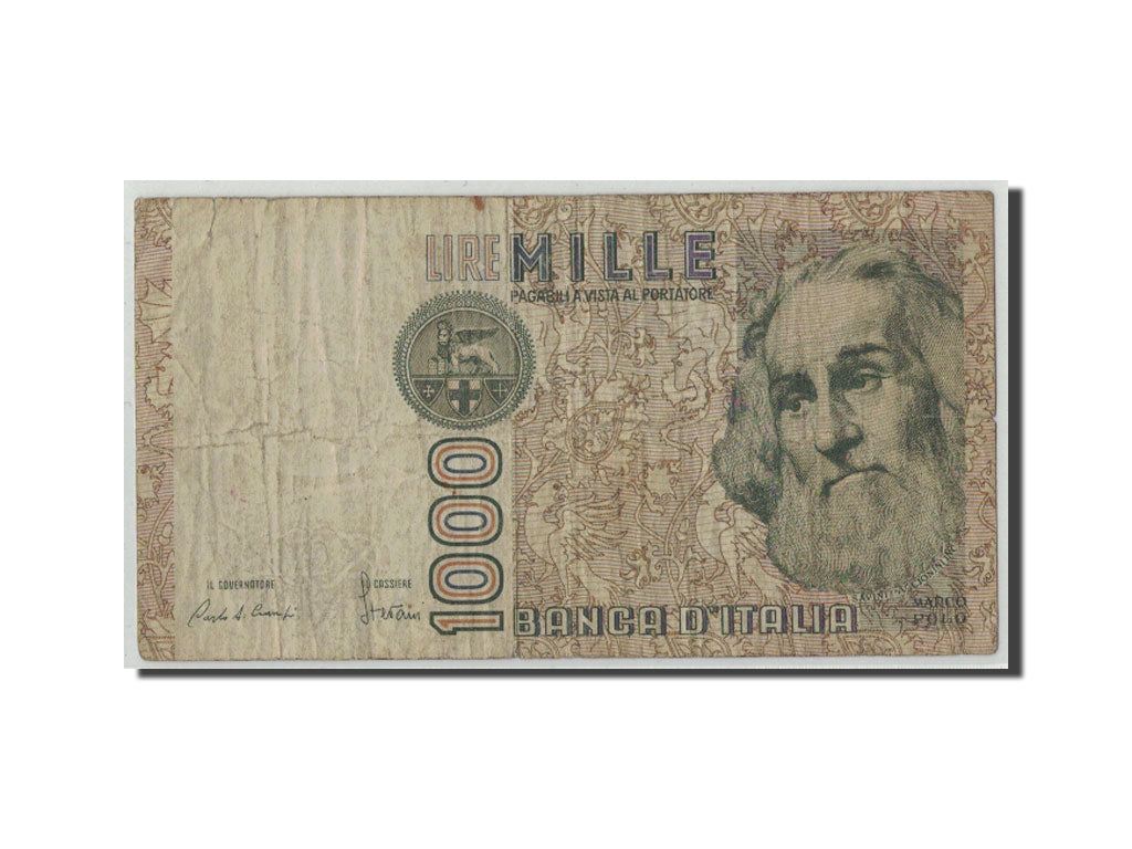 Biljet, Italië, 1000 Lire, 1982, 1982-01-06, KM:109a, B