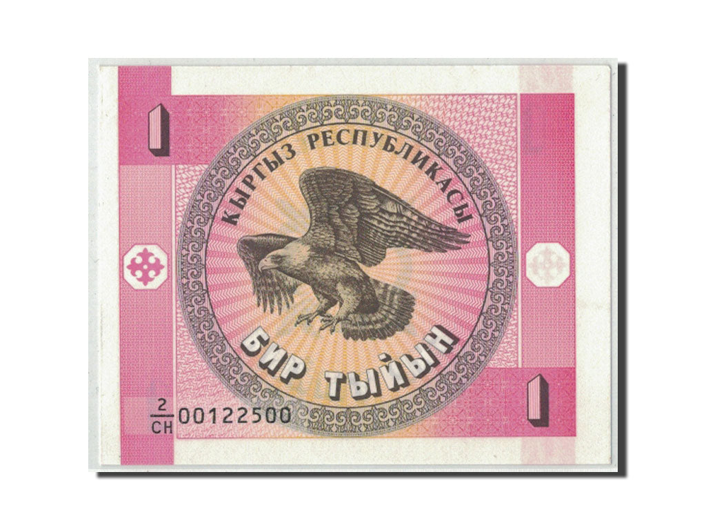 Billet, KYRGYZSTAN, 1 Tyiyn, Undated (1993), KM:1, SPL