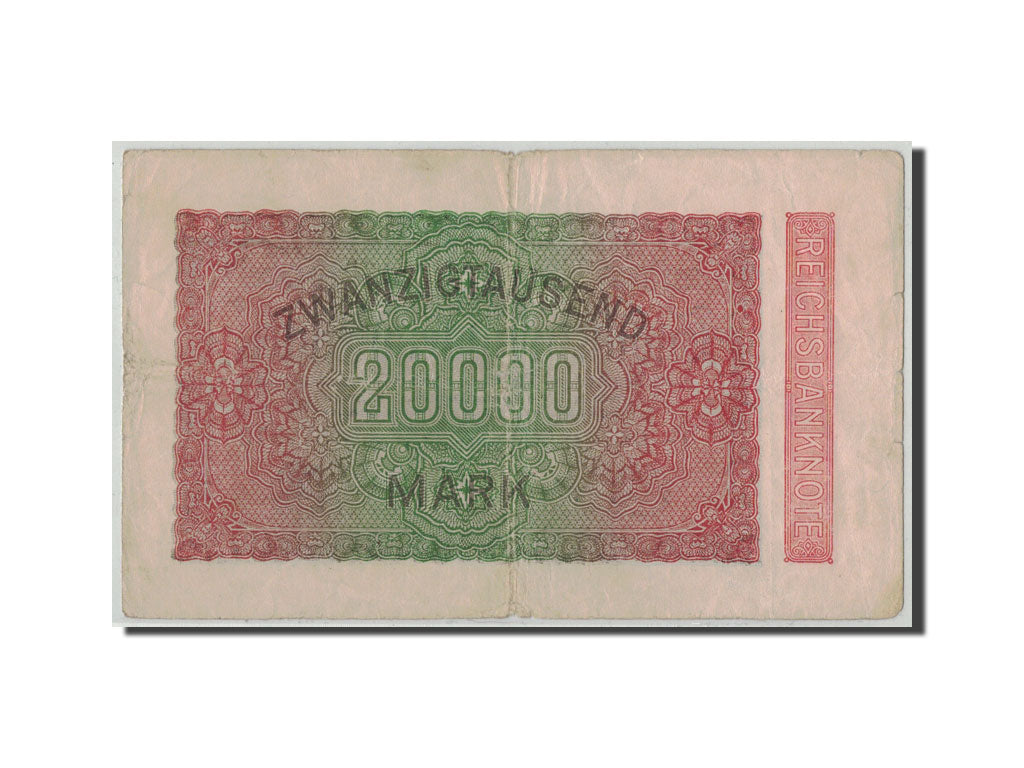 Banconote, Germania, 20,000 Mark, 1923, KM:85a, 1923-02-20, B+