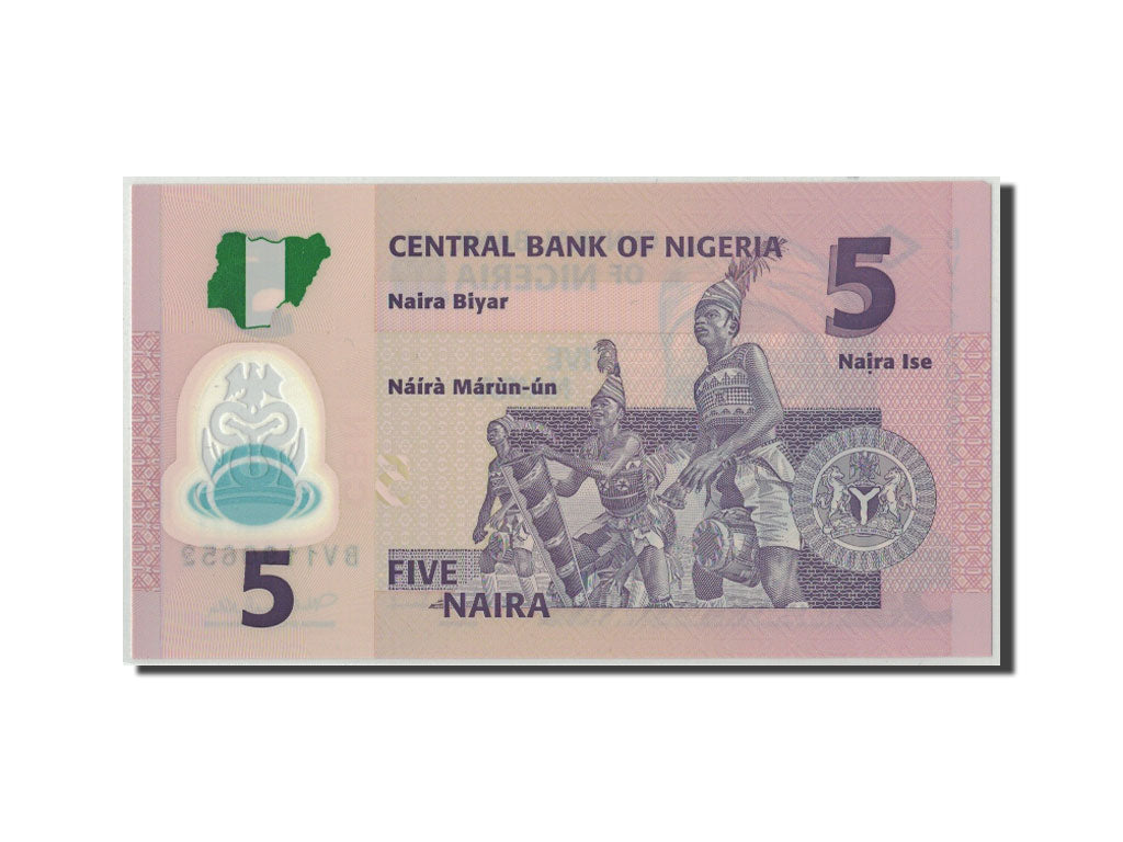 Billete, 5 Naira, 2011, Nigeria, KM:New, UNC