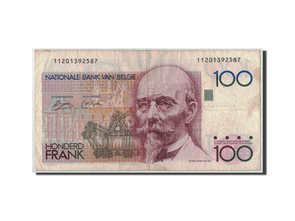 Geldschein, Belgien, 100 Francs, Undated (1978-81), KM:140a, SGE+