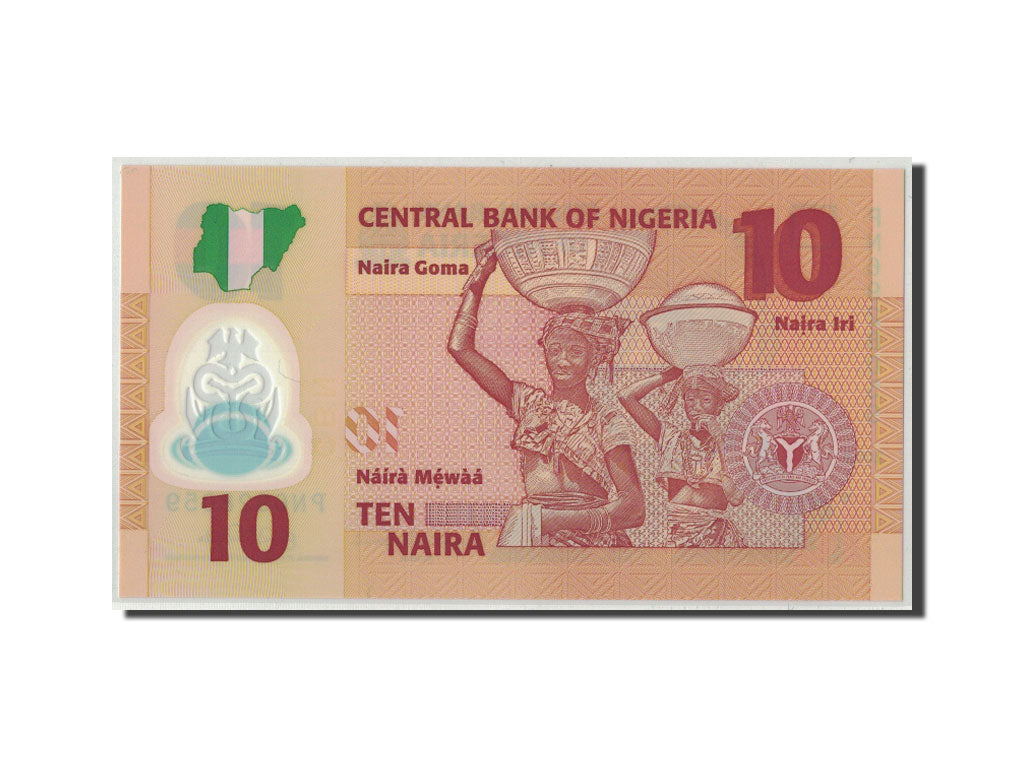 Billete, 10 Naira, 2009, Nigeria, KM:33a, UNC