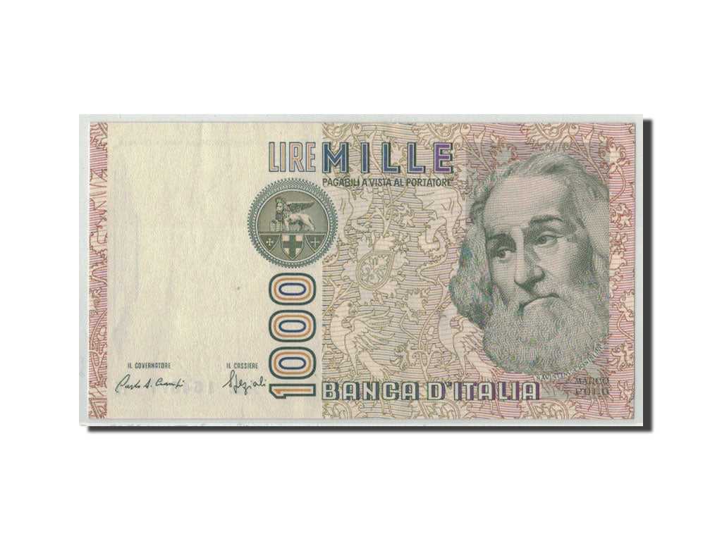 Biljet, Italië, 1000 Lire, 1982, 1982-01-06, KM:109b, SPL
