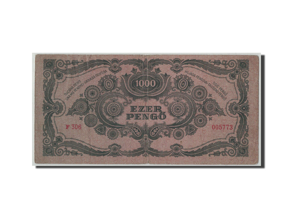 Banknot, Węgry, 1000 Pengö, 1945, 1945-07-15, KM:118a, VF(20-25)