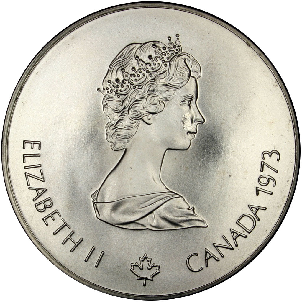 Coin, Canada, Elizabeth II, 5 Dollars, 1973, Ottawa, MS(63), Silver