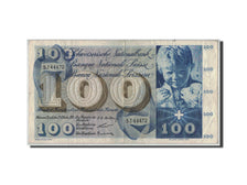 Banknote, Switzerland, 100 Franken, 1956, 1956-10-25, KM:49a, VF(20-25)