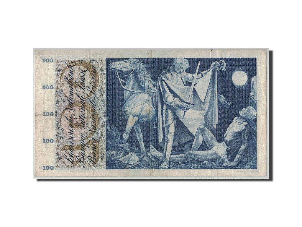 Banknote, Switzerland, 100 Franken, 1956, 1956-10-25, KM:49a, VF(20-25)