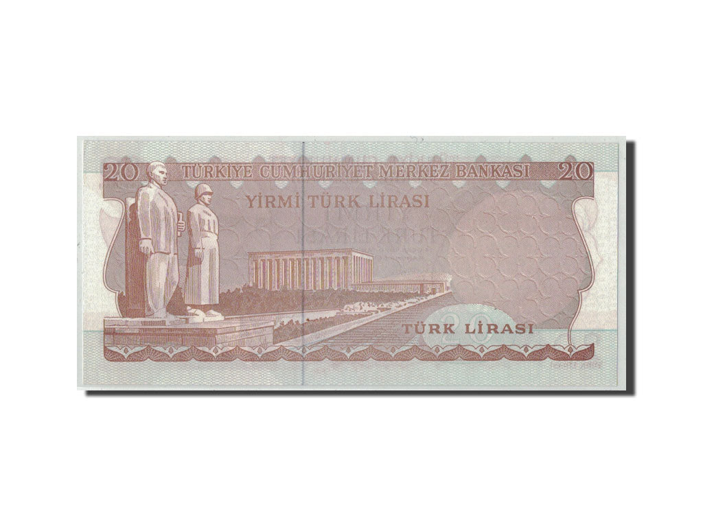 Billet, Turquie, 20 Lira, L.1970, 1970-01-14, KM:187a, SPL