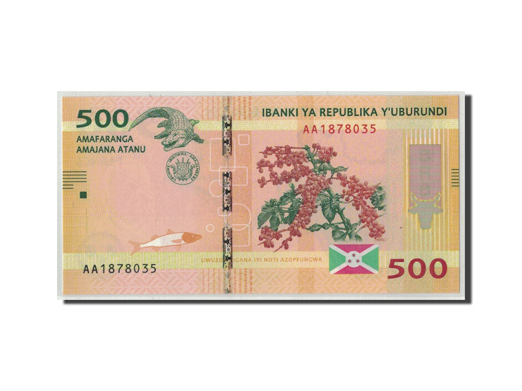 Billete, 500 Francs, 2015, Burundi, KM:50, 2015.01.15, UNC