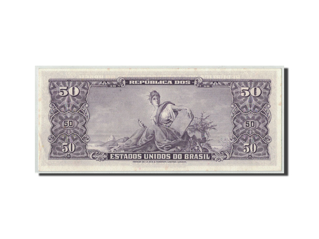 Billet, Brésil, 5 Centavos on 50 Cruzeiros, Undated (1966-1967), KM:184a, NEUF