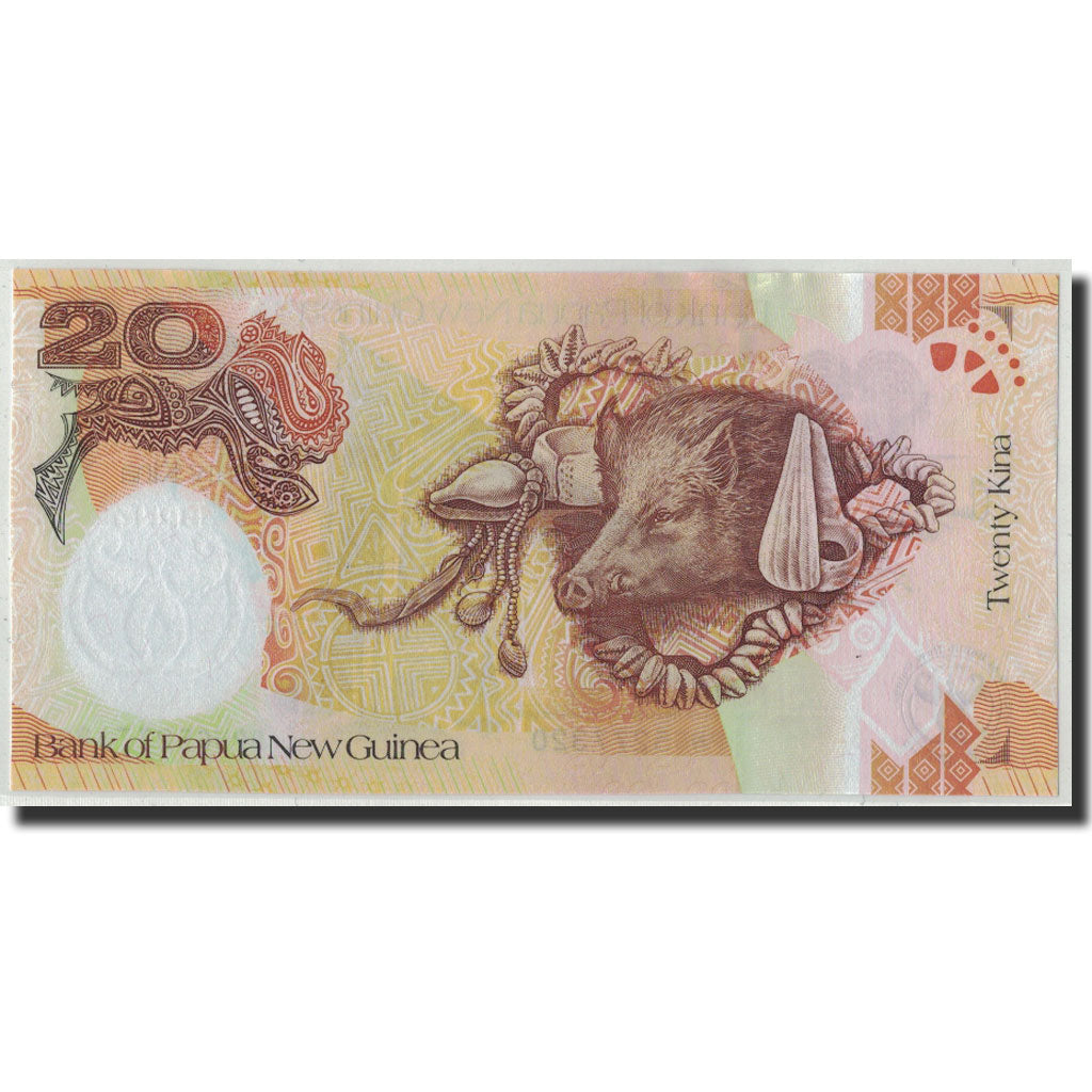 Billet, Papua New Guinea, 20 Kina, 2008, KM:36a, SUP