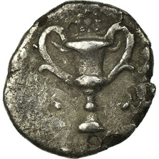Coin, Calabria, Taranto, Obol, Tarentum, EF(40-45), Silver