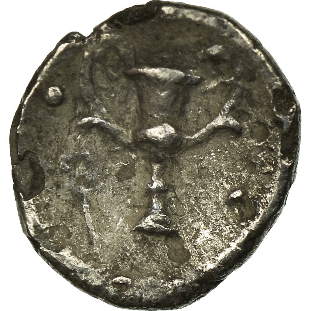 Coin, Calabria, Taranto, Obol, Tarentum, EF(40-45), Silver