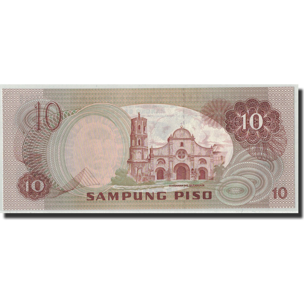 Banknote, Philippines, 10 Piso, Undated, KM:161b, UNC(65-70)