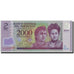 Billete, 2000 Guaranies, 2009, Paraguay, KM:228b, UNC